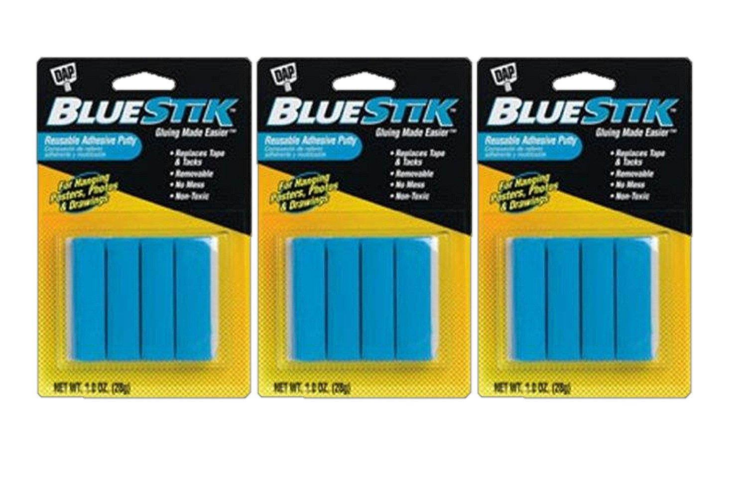 Dap Blue Stick Adhesive Putty 3 Pack