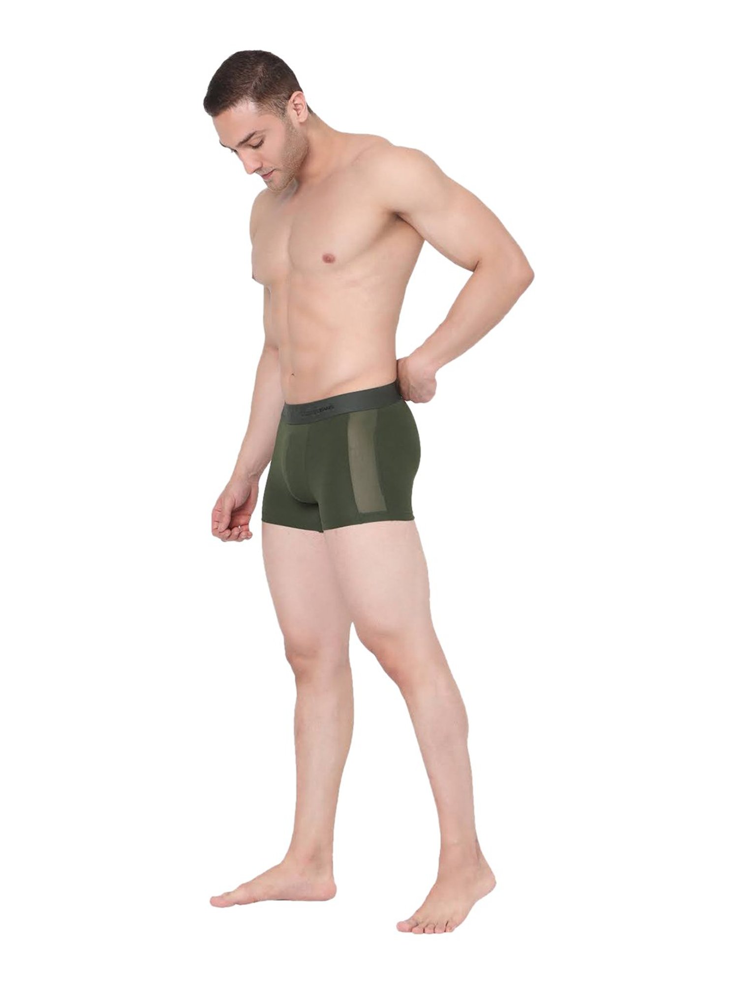 UnderJeans by Spykar Olive Trunks