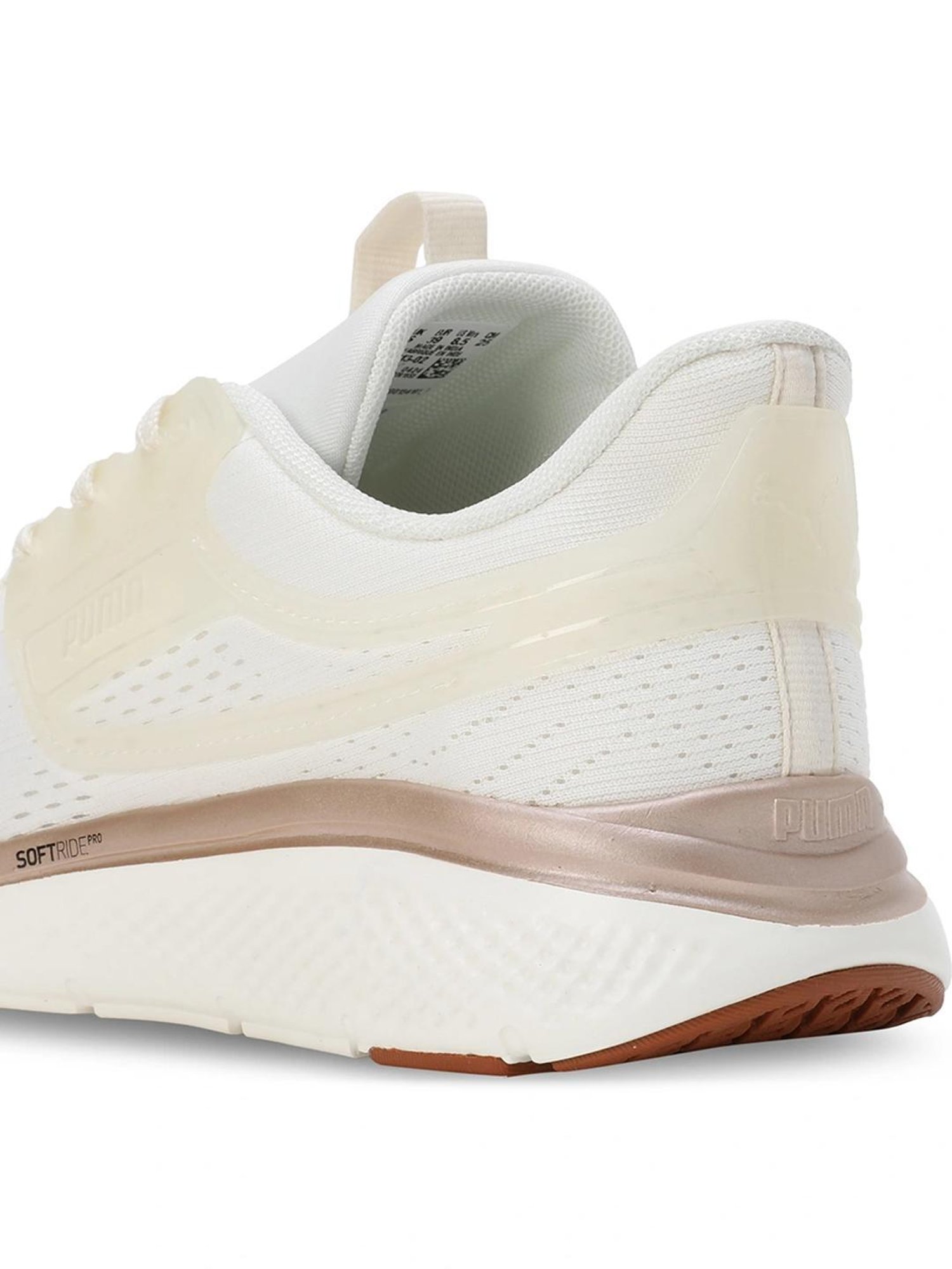 Puma Women's Softride Pro Echo Consonance Warm White Running Shoes