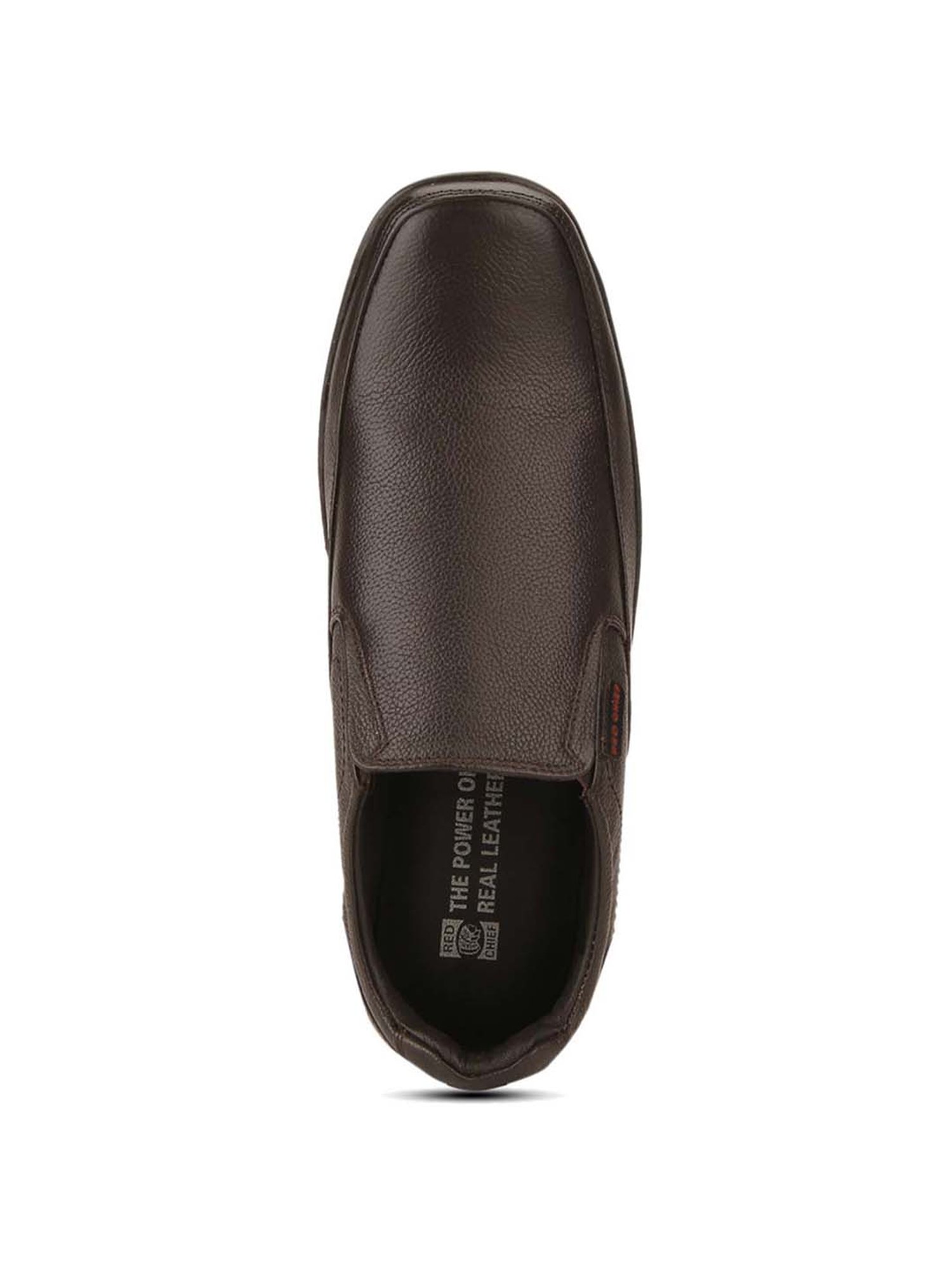 Red Chief Men's Brown Formal Slip-Ons