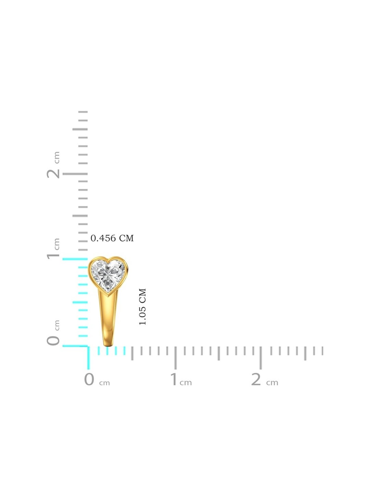 PC Jeweller Kata 22 kt Gold Nosepin