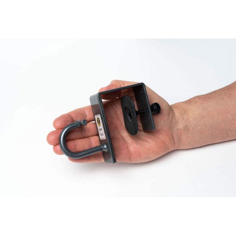 Anchor Gym Mini Steel Adjustable Door Mount for Stretch Straps, Resistant Bands, Strength Training, Yoga and Full Body Workouts, Single