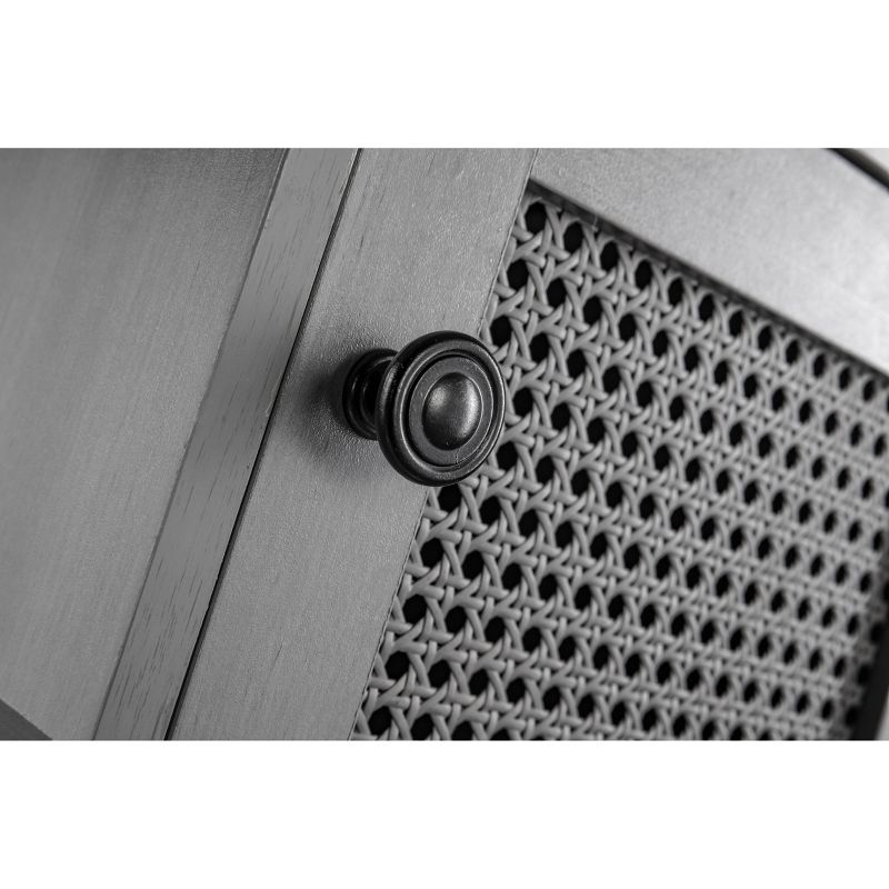 26" Kitchen Cart Gray - Home Essentials