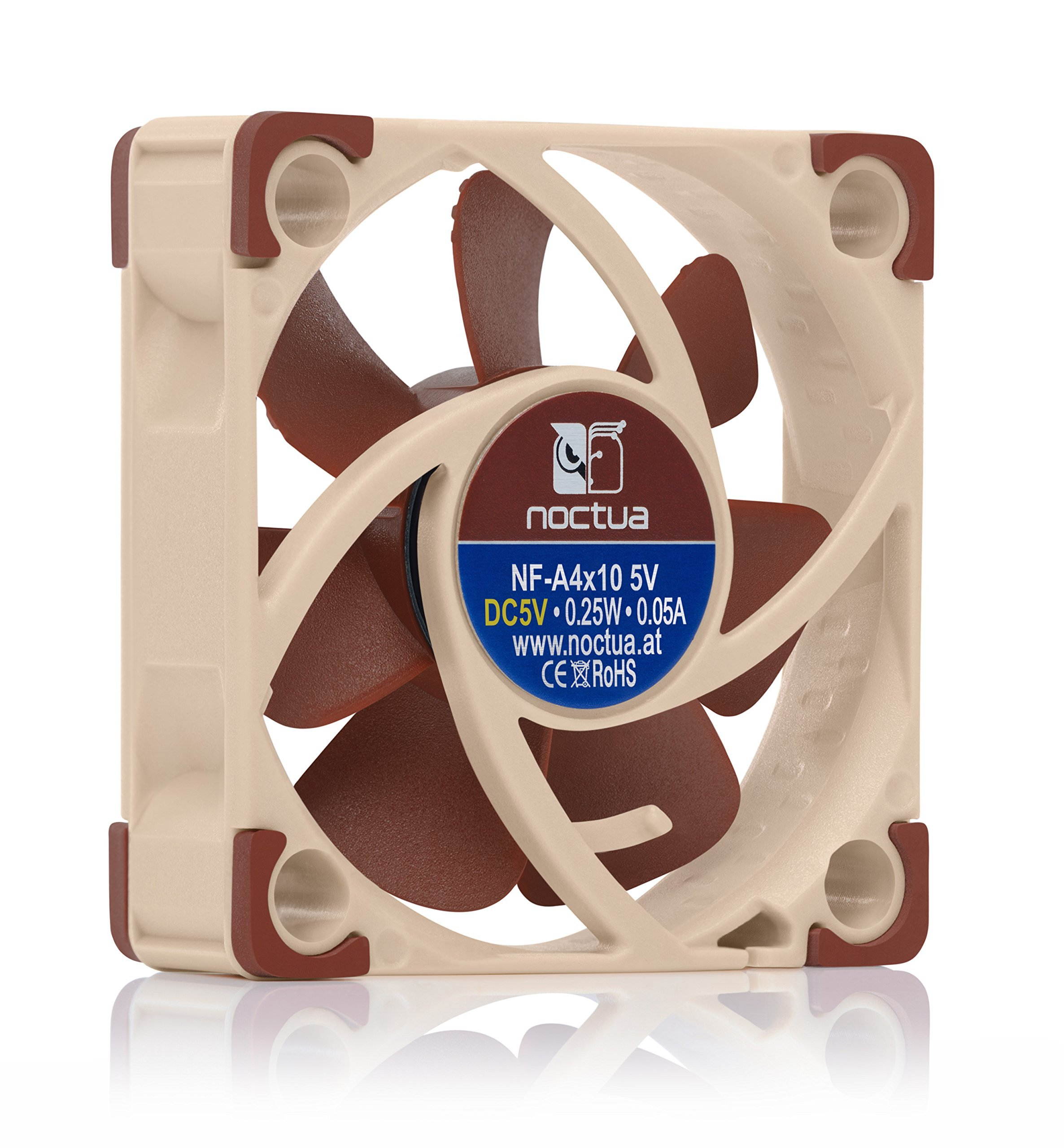 noctua aseries cooling fan blades with aao frame, sso2 bearing nfa4x10flx 5v