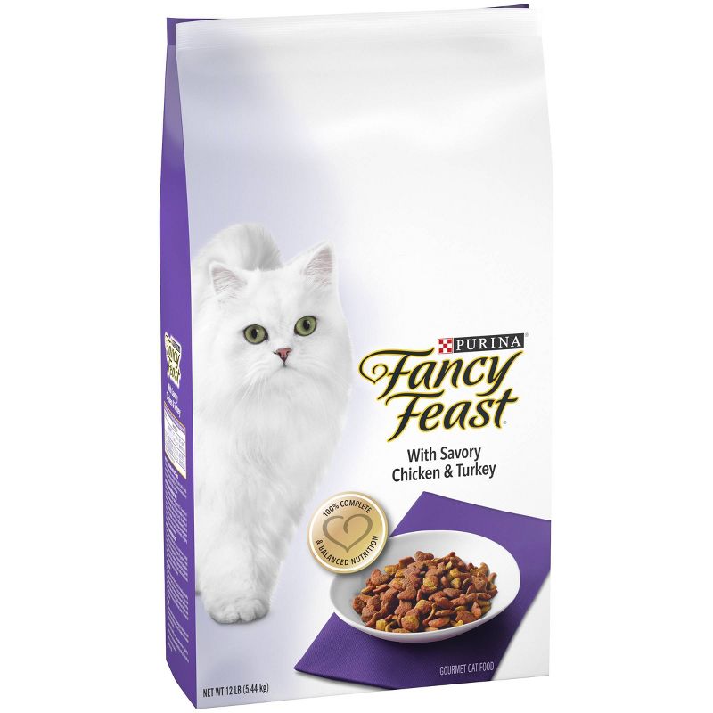 Fancy Feast Gourmet Savory Chicken and Turkey Dry Cat Food - 12lbs