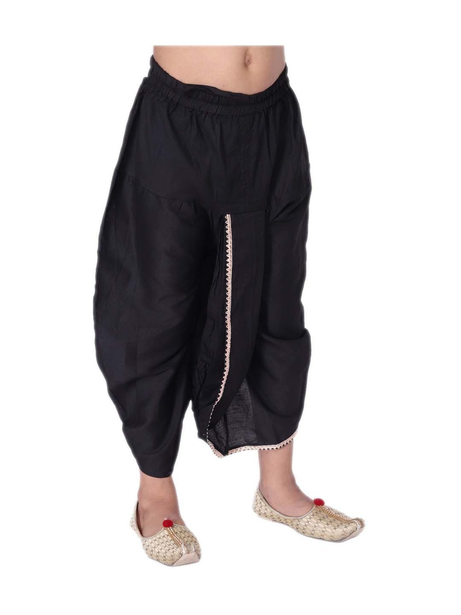 VASTRAMAY Kids Maroon Regular Fit Dhoti