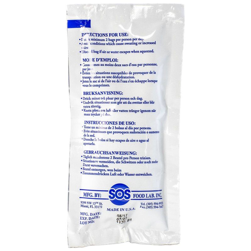 Life+Gear 72hr Food/Water and Thermal Blanket Kit