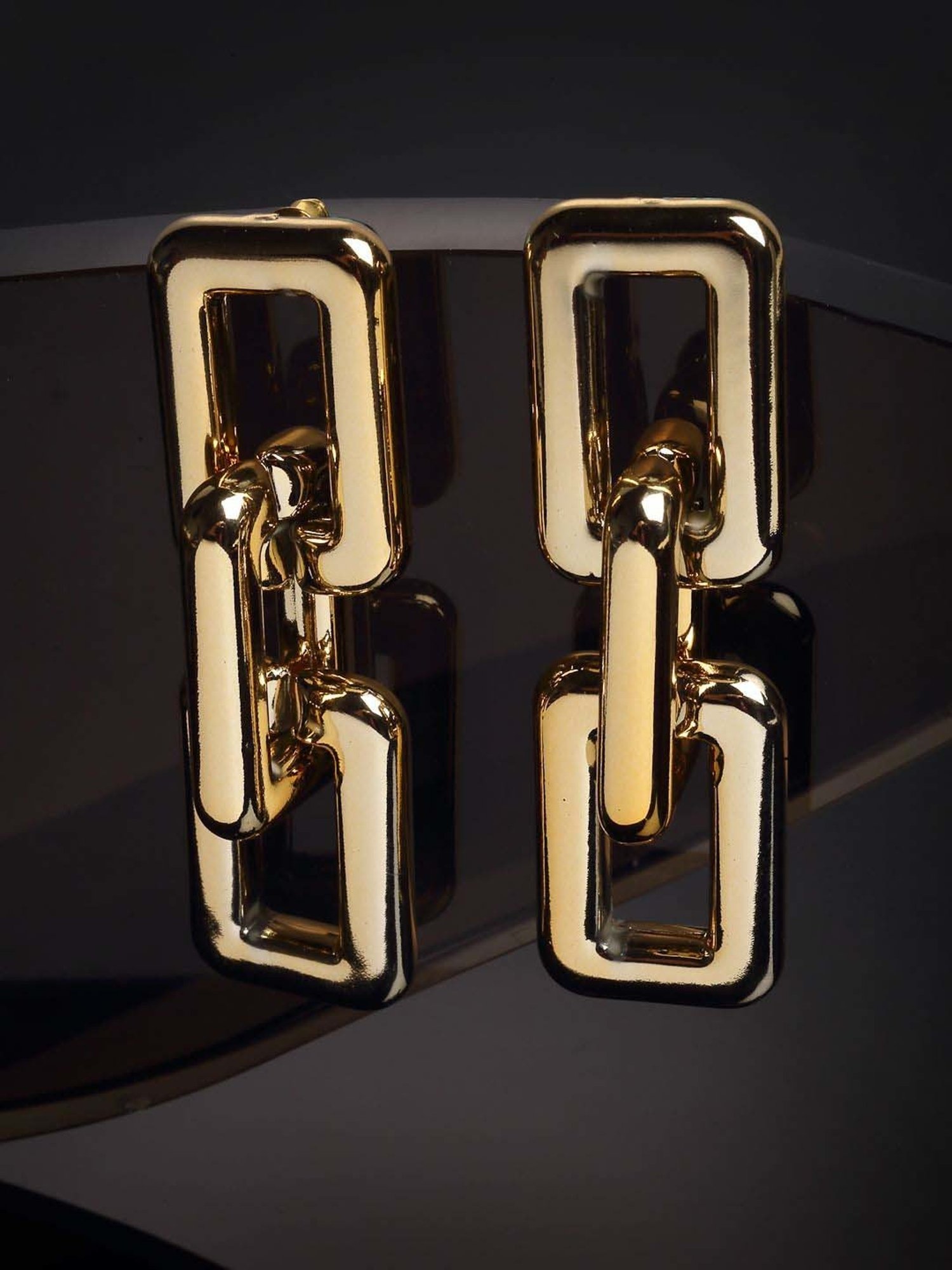 VOGUE Panash Gold-Plated Handcrafted Dangler Earrings