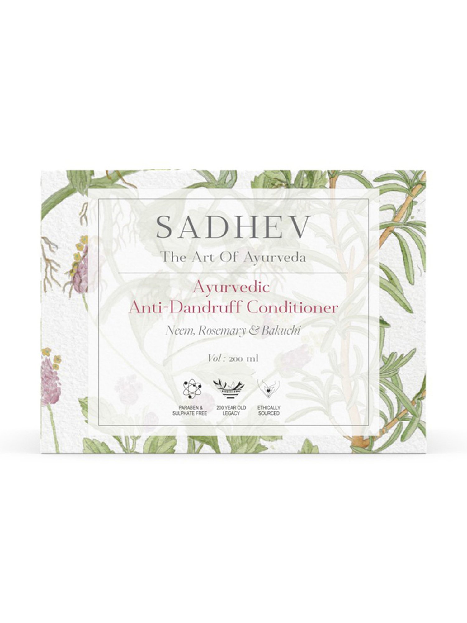 SADHEV The Art Of Ayurveda Ayurvedic Anti-Dandruff Conditioner - 200 ml