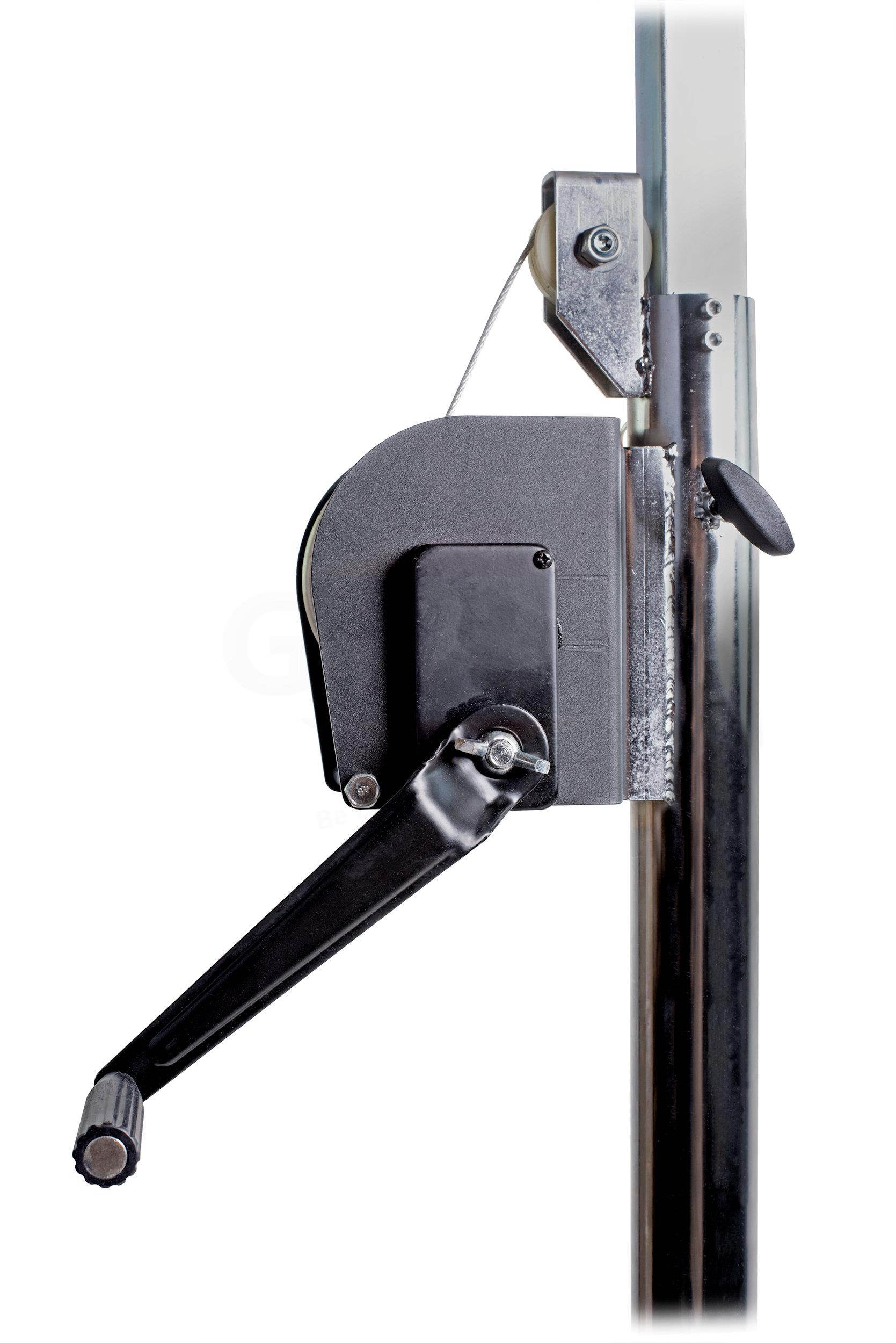 Crank Up Light Stands (2 Pack) Stage Lighting Truss System by GRIFFIN | Portable Speaker Tripod Platform Rig | Adjustable Trussing DJ Booth Kit | T Bar Mount for Can Lights | Music Equipment Package