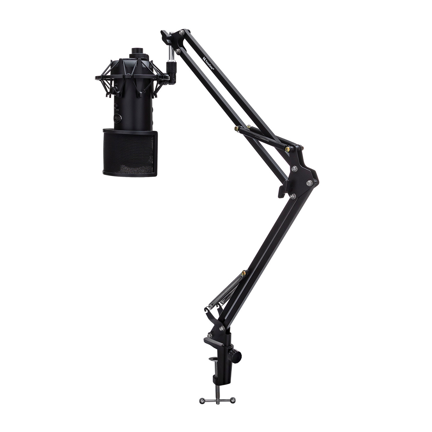 Blue Microphones Yeti (Blackout) Multi-Pattern USB Mic Bundle with Accessory