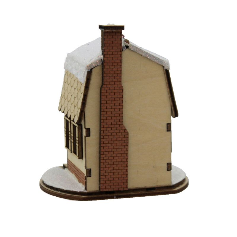 Ginger Cottages 4.0" Paws For Christmas Pet Shop Wreath Teddy Bear  -  Ornament Sets