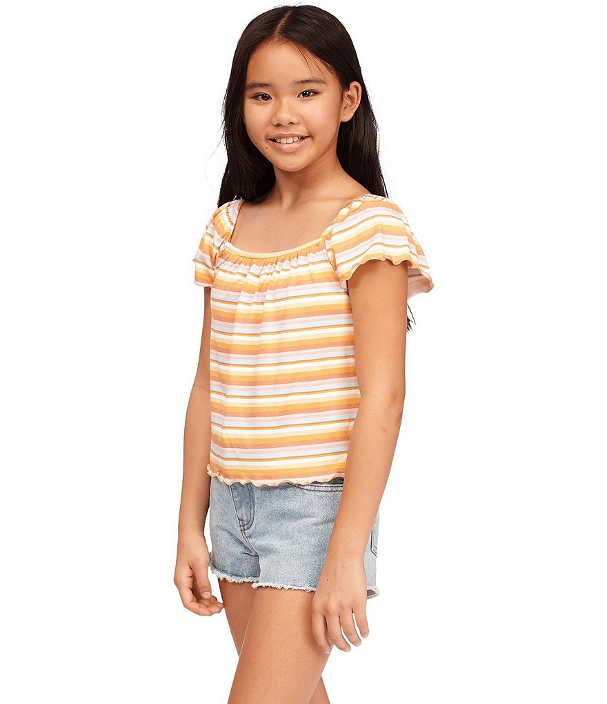 Billabong Little/Girls Girls 4-12 Short-Sleeve Its All Stripes Tee