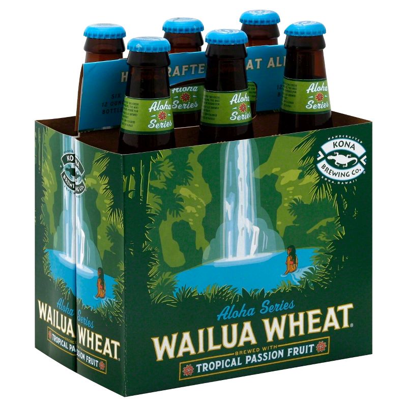 Kona Wailua Wheat Beer - 6pk/12 fl oz Bottles