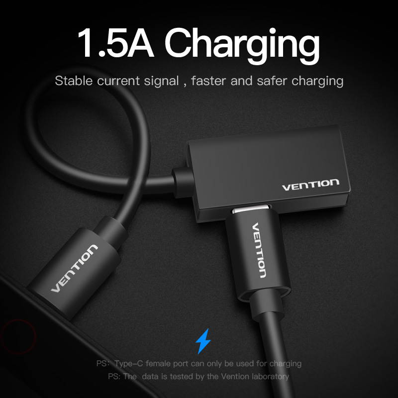 Vention USB C to 3.5mm Headphone Jack Adapter[2-Pack] , 2-in-1 Fast Charging USB Type C to Aux Female Audio Cable for Huawei Mate10 Pro, Mate20 Pro, P20, P20 Pro, Xiaomi Mi 8, 6, 6X, Mix 2, 2S