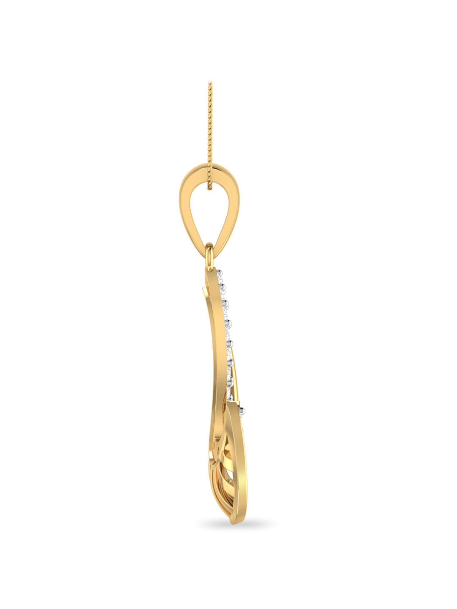 PC Jeweller Dagen 18k Gold Pendant without Chain for Women