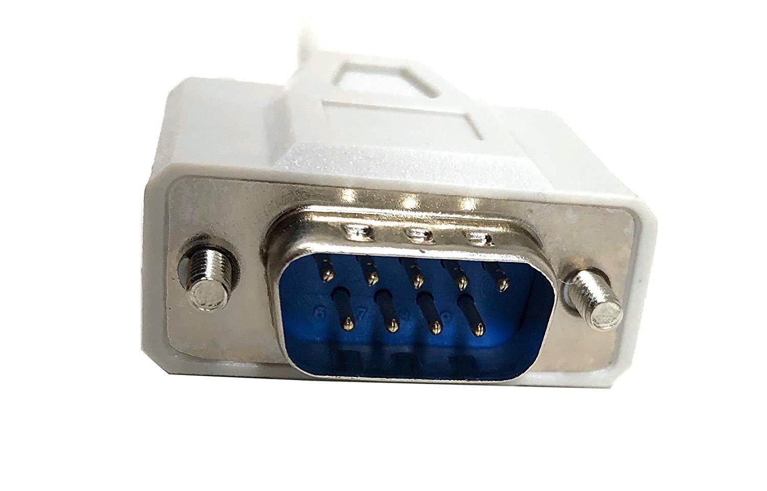 Micro Connectors, Inc. 25 feet DB9 Serial Extension Cable M/F (M05-10325)