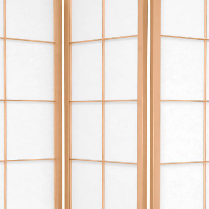 6 ft. Tall Zen Shoji Screen - Natural (3 Panels)