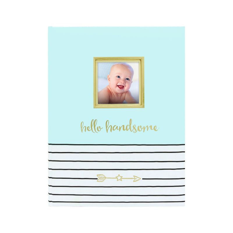 Pearhead Hello Handsome Baby Memory Book - Blue
