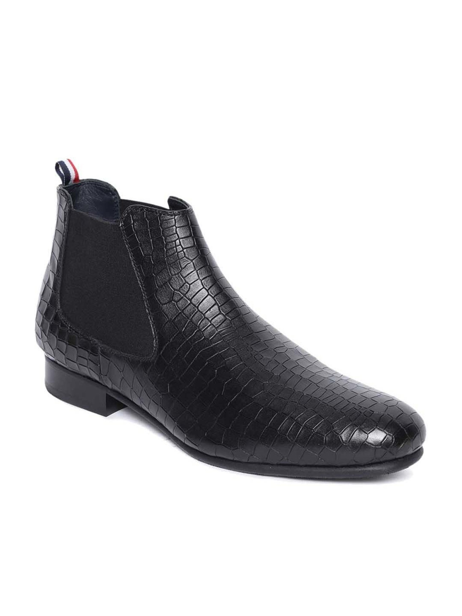 Gabicci Men's Patrick Black Chelsea Boots