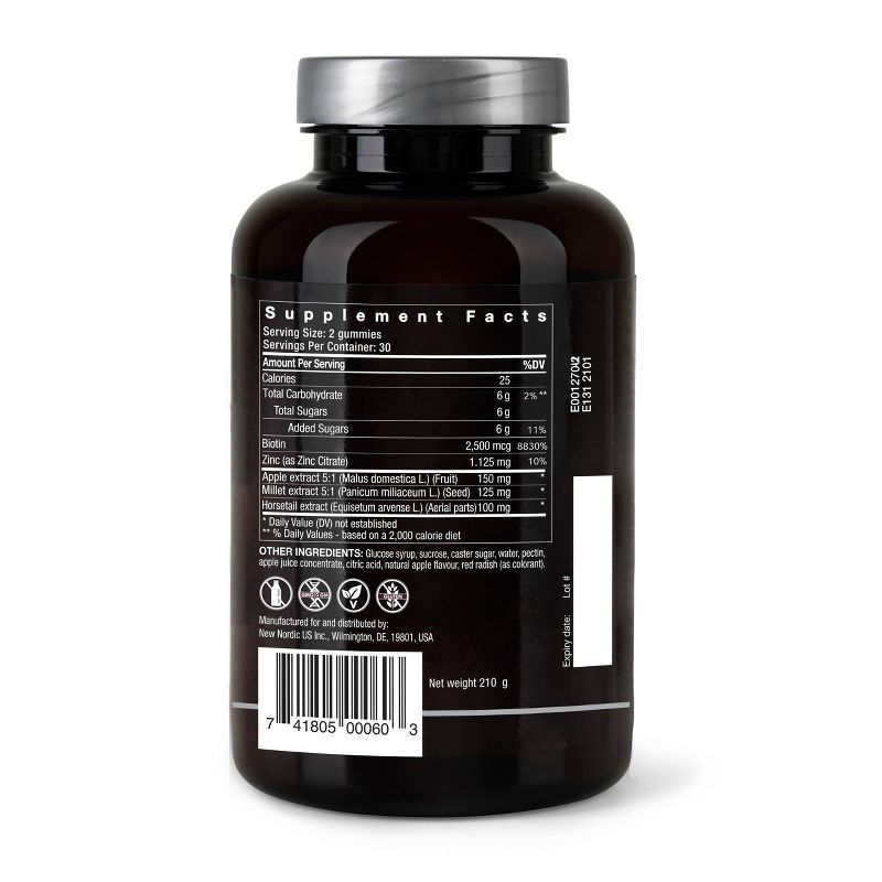 New Nordic Hair Volume Gummies - 60ct