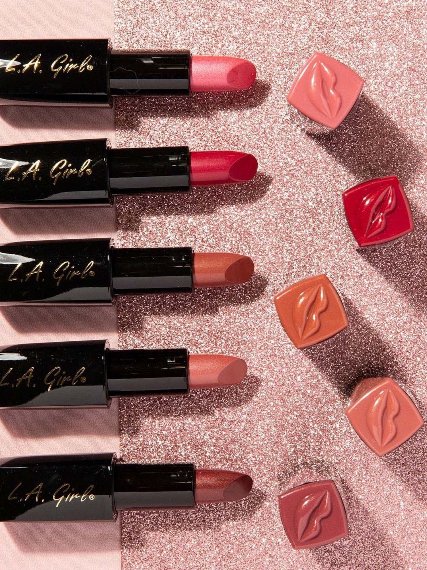 L.A. Girl Lip Attraction Lipstick Cheery - 3.2 gm