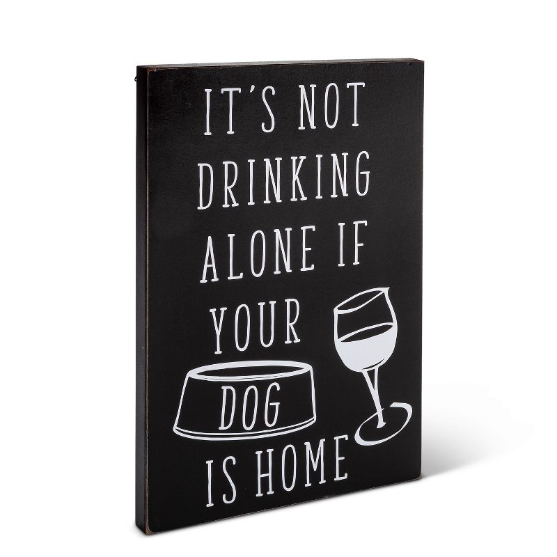 Lone Elm Studios Set of 3 Wood Dog Themed Wall D'ecor