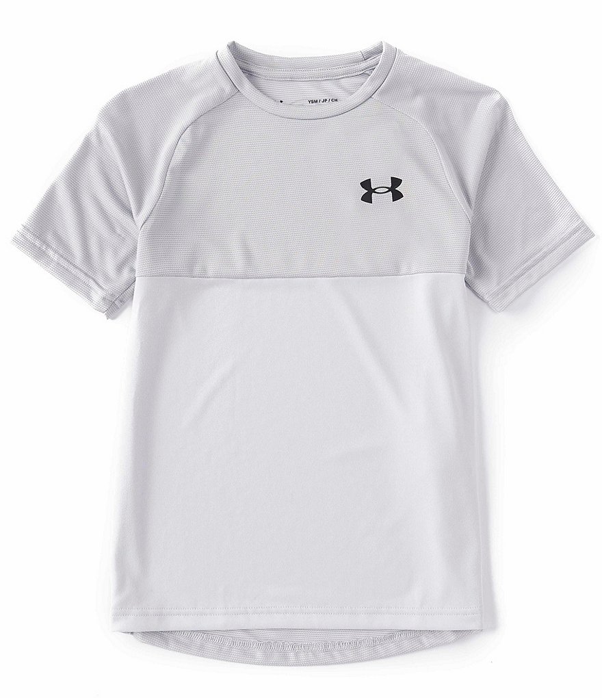 Under Armour Big Boys 8-20 Short-Sleeve Colorblock Raglan Tee