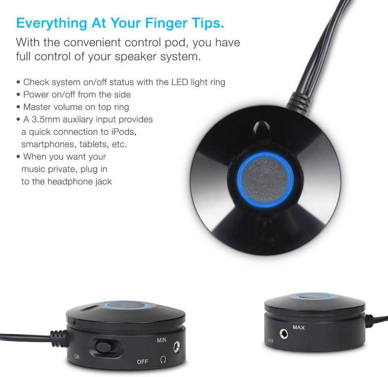 2.1 Subwoofer Speaker System with 18W of Power &ndash; High Performance Cyber Acoustics Speaker System Great for Music, Movies, Gaming, and Multimedia Computer Laptops