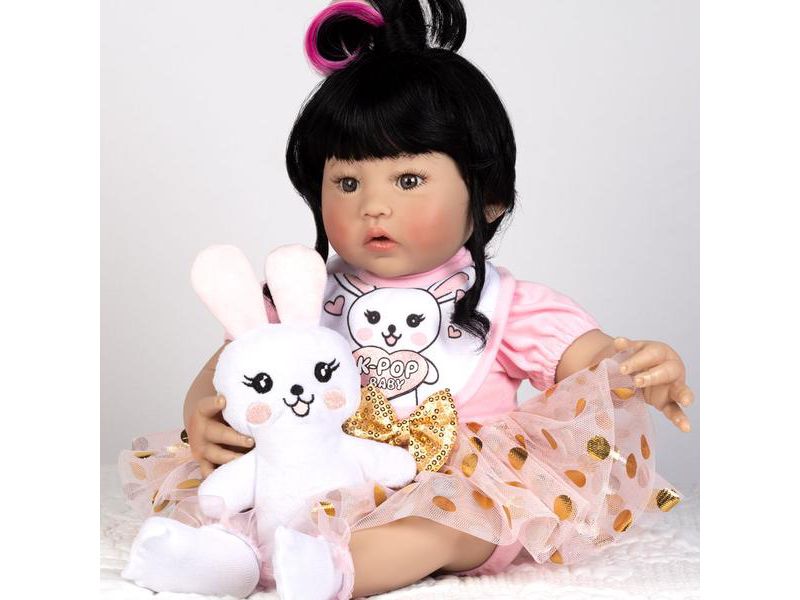 Paradise Galleries Reborn K-Pop Girl -18 inch Korean Doll, GentleTouch Vinyl, 5-Piece Doll Gift Set
