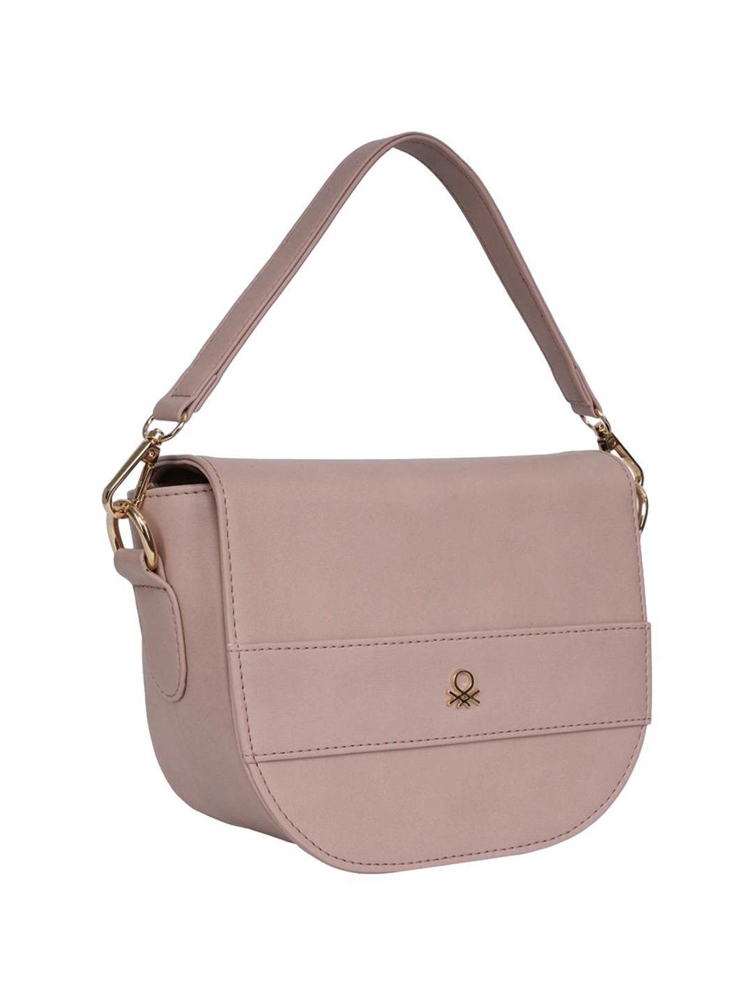 United Colors of Benetton Francesca Lilac Solid Sling Handbag