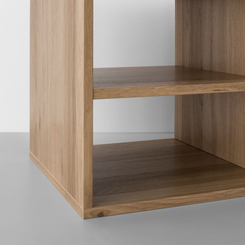 Honey-Can-Do 2-Tier Nesting Bamboo Shoe Rack