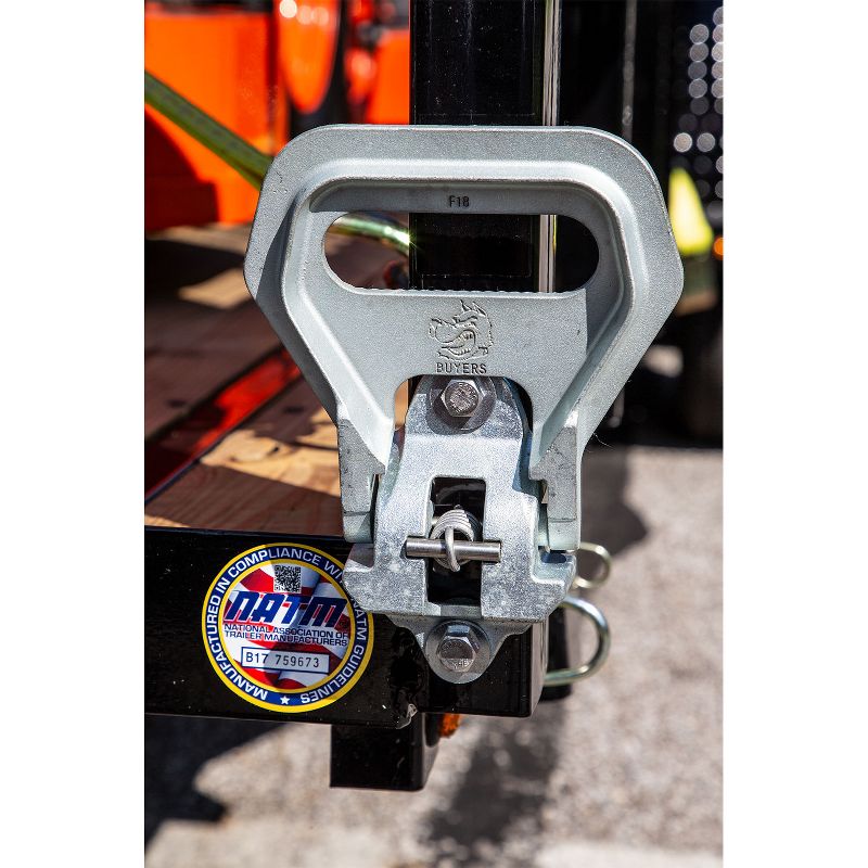 Buyers Products 5236586 Heavy Duty Oversized Stainless Steel Zinc Finish Bolt On Folding Truck Step Grab, Silver