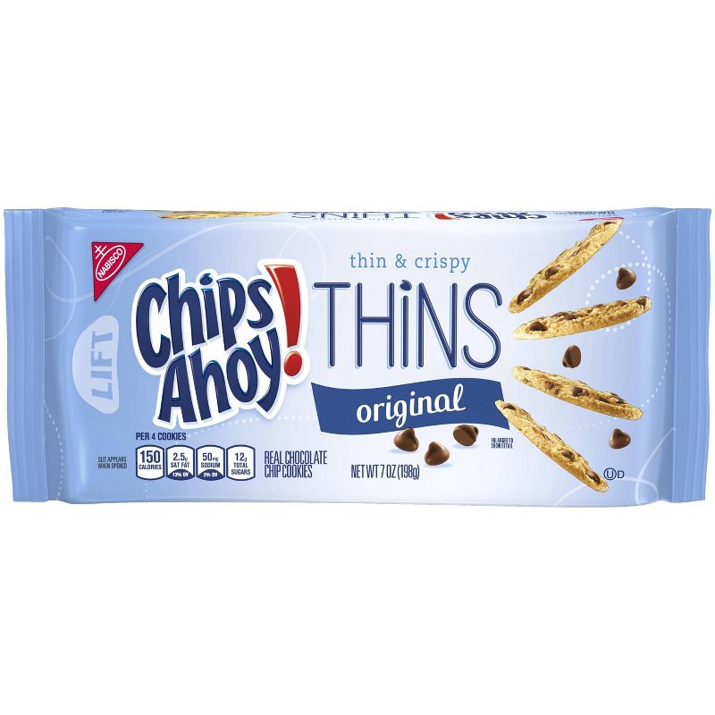Chips Ahoy! Thin And Crispy Chocolate Chip Cookies - 7oz