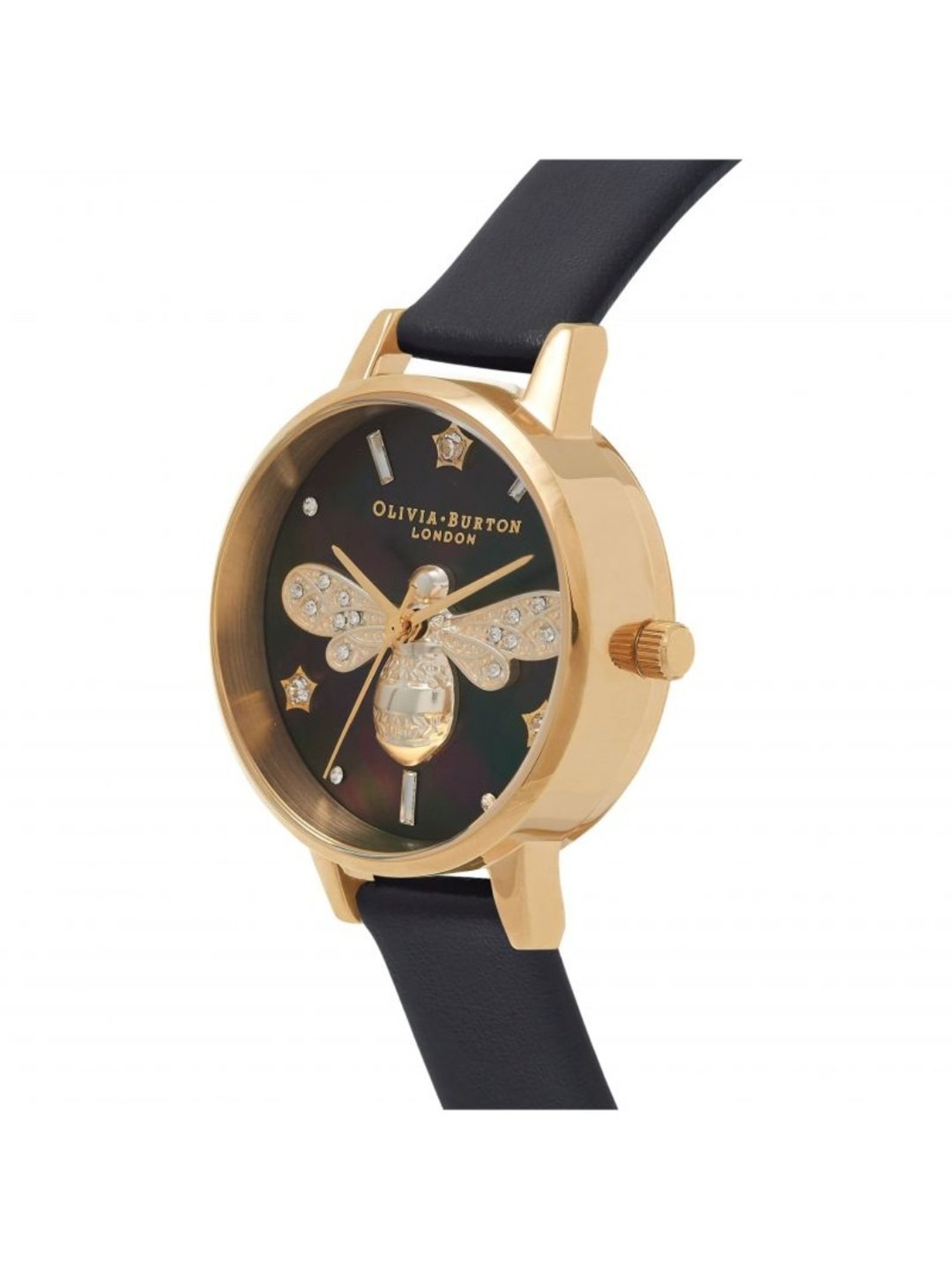 Olivia Burton OB16GB08 Sparkle Bee Analog Watch for Women