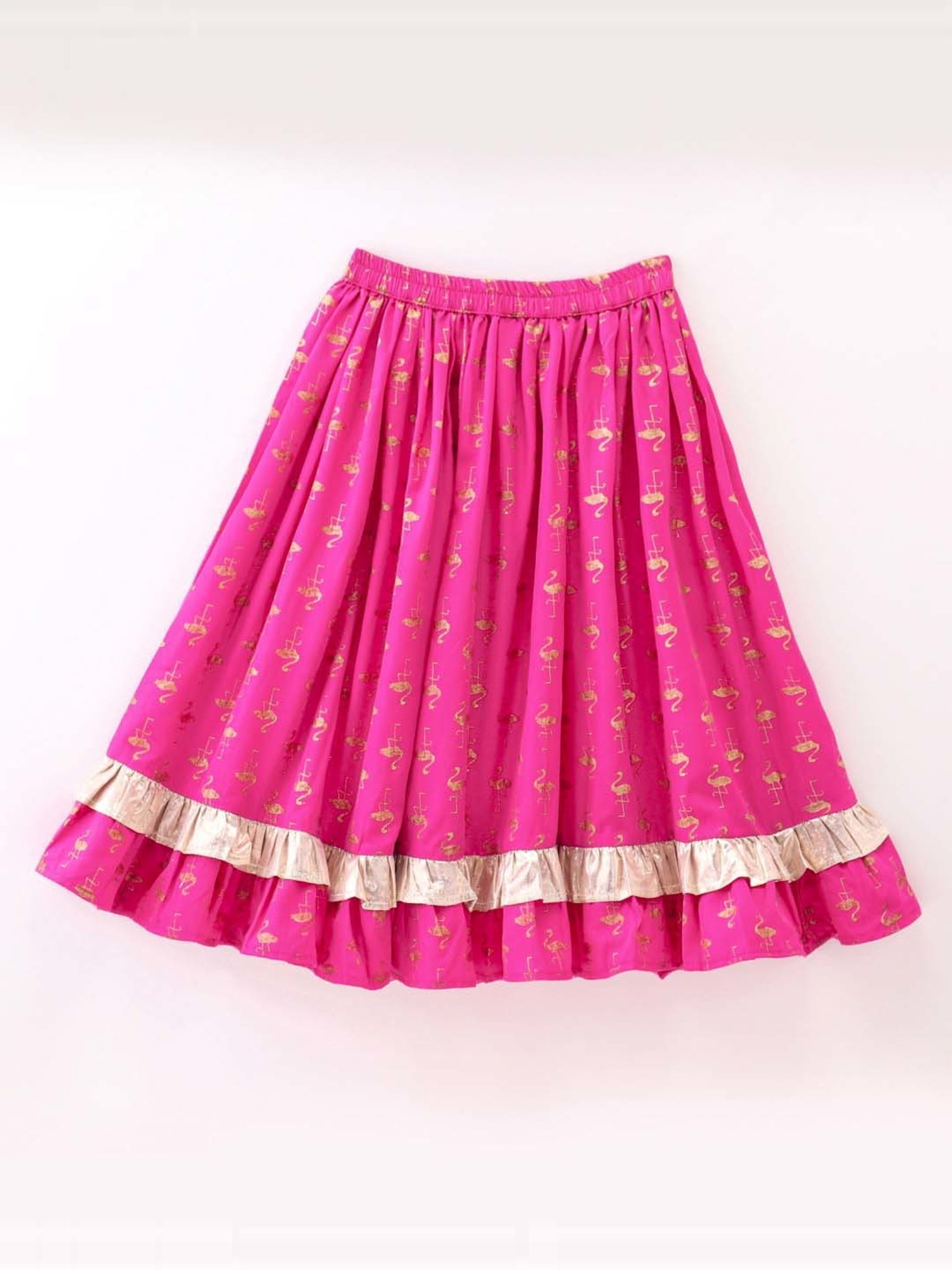 TWISHA Kids Green & Pink Regular Fit Top Set