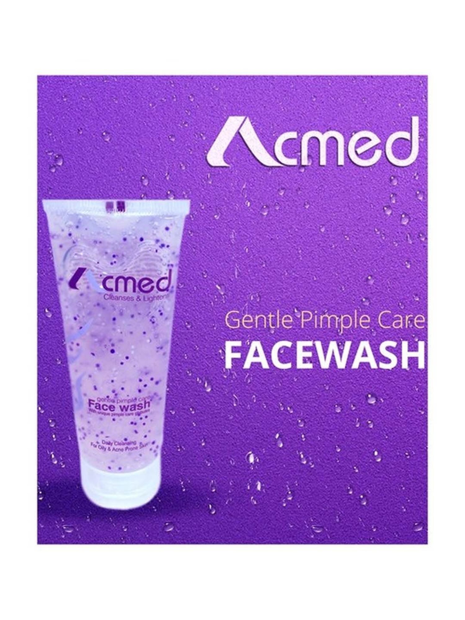 Acmed Pimple Care Face Wash - Pack of 2 (70 gm Each)