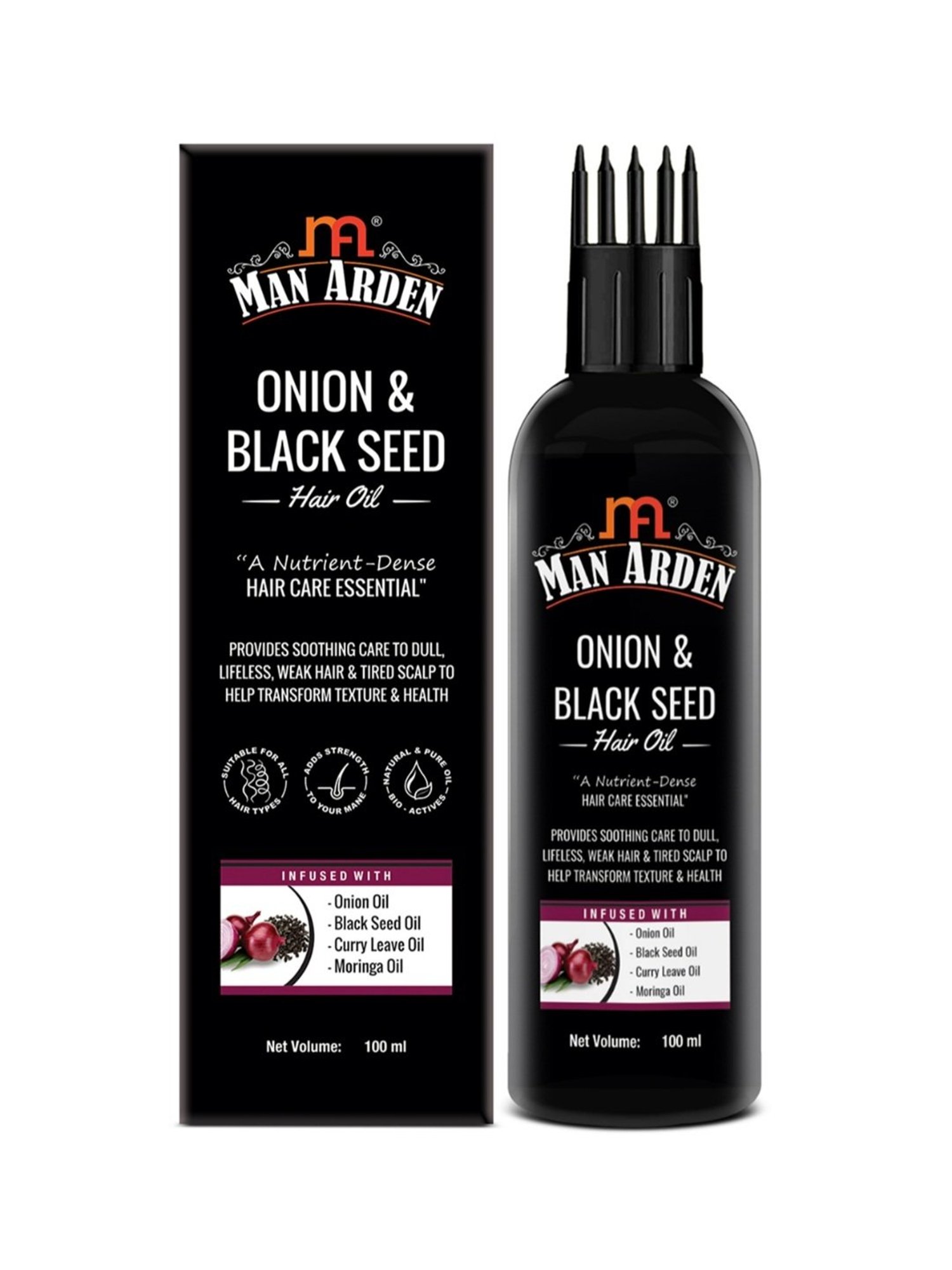 Man Arden Onion & Black Seed Hair Oil - 100 ml