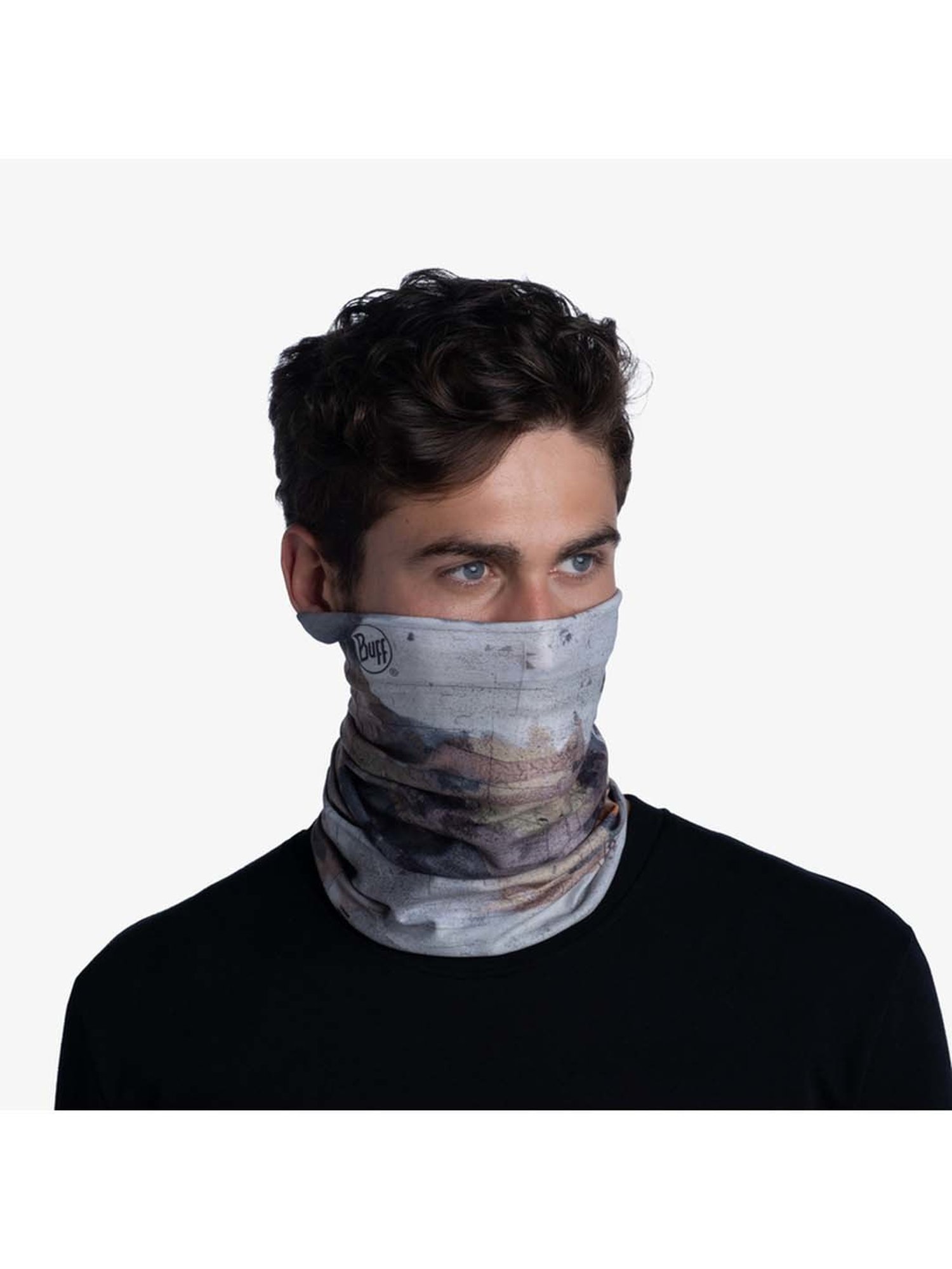 BUFF Black Printed Bandana