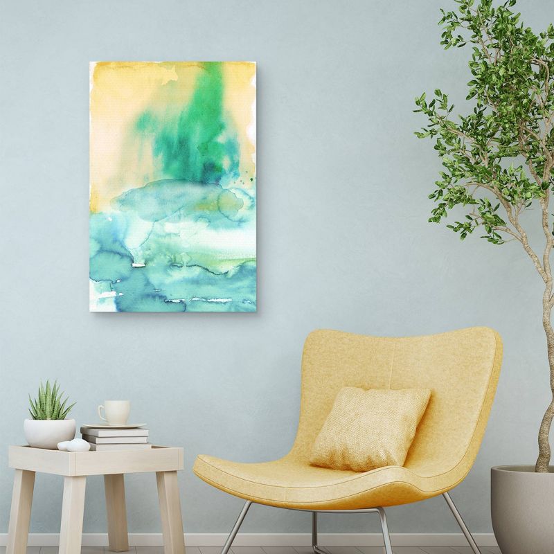 24" x 36" Sunset Water by Nikki Chu Canvas Art Print - Masterpiece Art Gallery