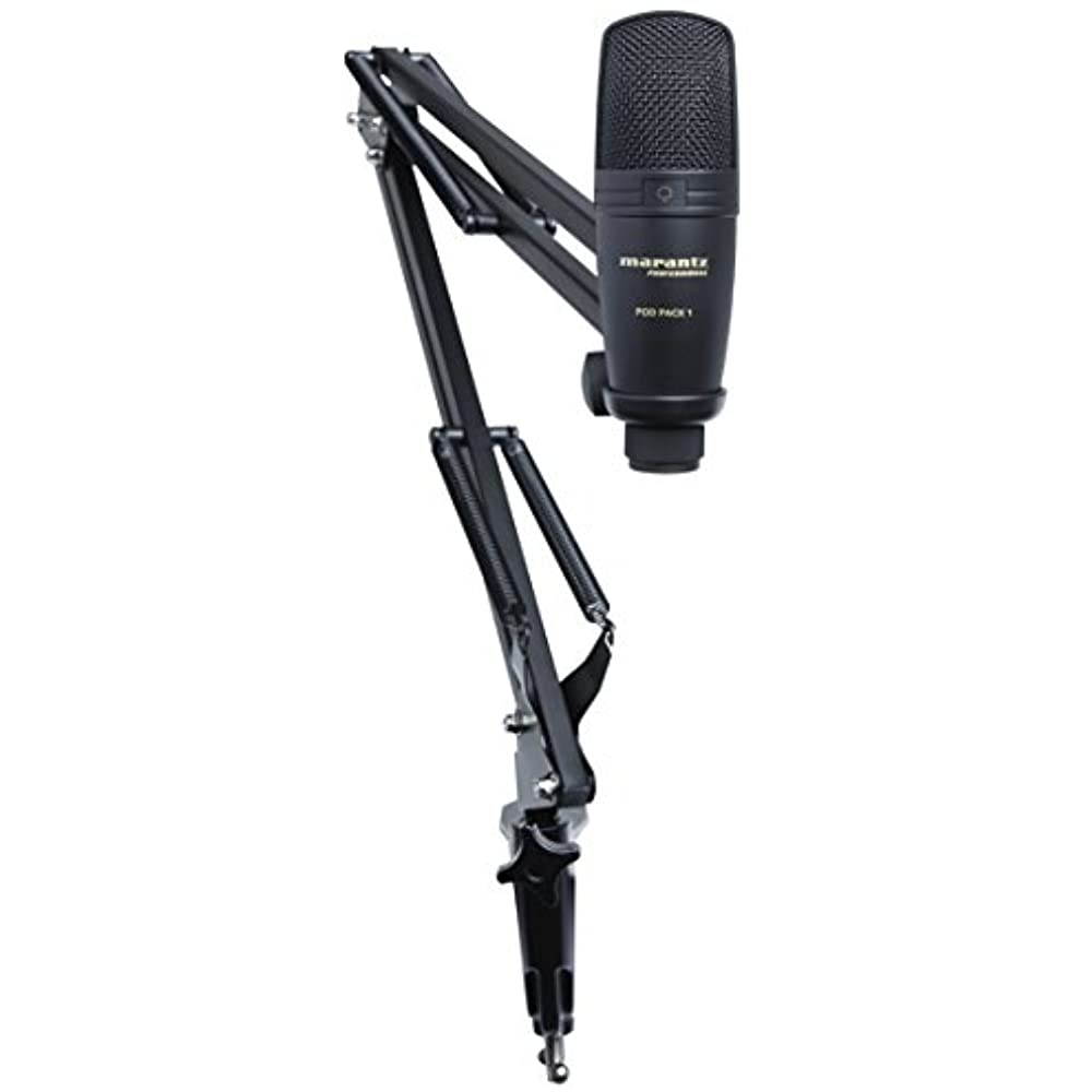 Marantz Pod Pack 1 USB Microphone with Broadcast Stand and Cable #POD PACK 1
