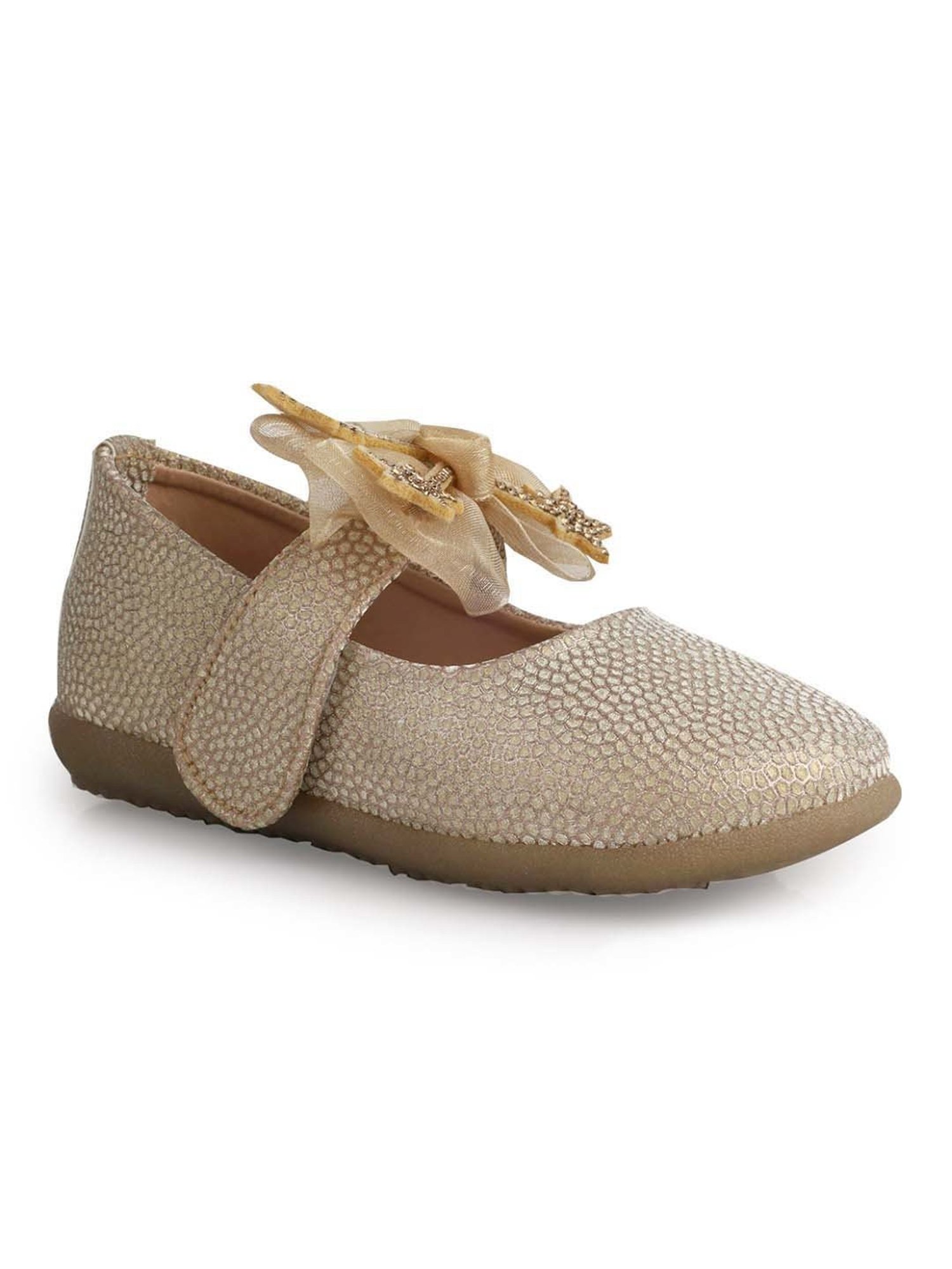 Minesole Kids Golden Mary Jane Shoes