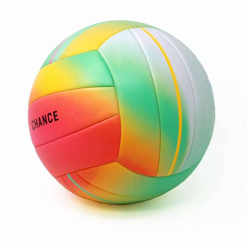 Sportime GradeBall Rubber Volleyballs, Assorted Colors, set of 6