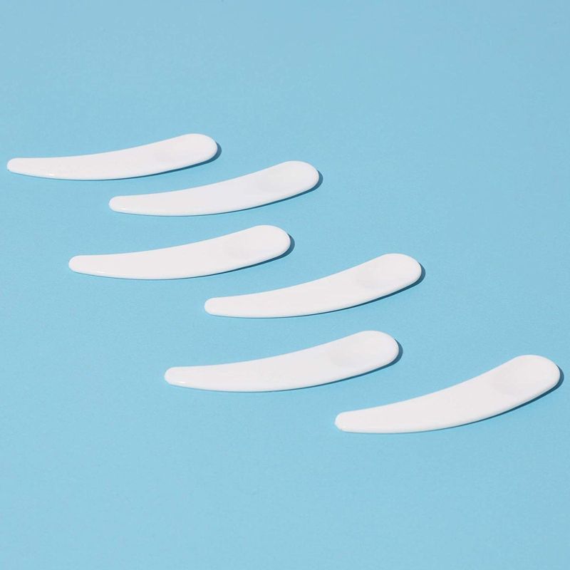 Juvale 24 Pack 5mL Glass Jars with Lids & 6 pc Spatulas for Storing Lotions, Powders, make up & Ointments