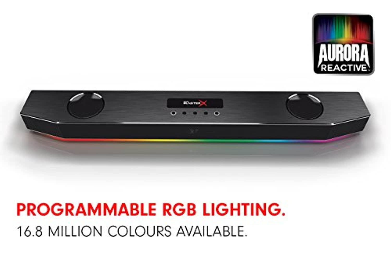 Sound BlasterX Katana Multi-Channel Surround Gaming and Entertainment Soundbar - Hardware Processing, Supports Dolby Digital 5.1 Decoding, Bluetooth-Enabled, for PC, Mac, PS4, and Othe (51MF8245AA000)