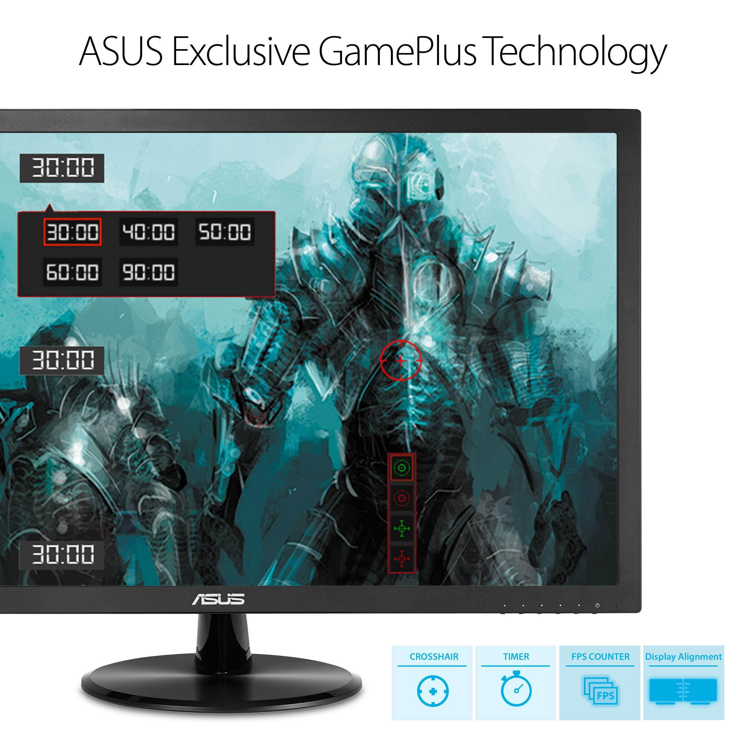 Asus VP228HE 21.5&rdquo; Full HD 1920x1080 1ms HDMI VGA Eye Care Monitor,Blacklight