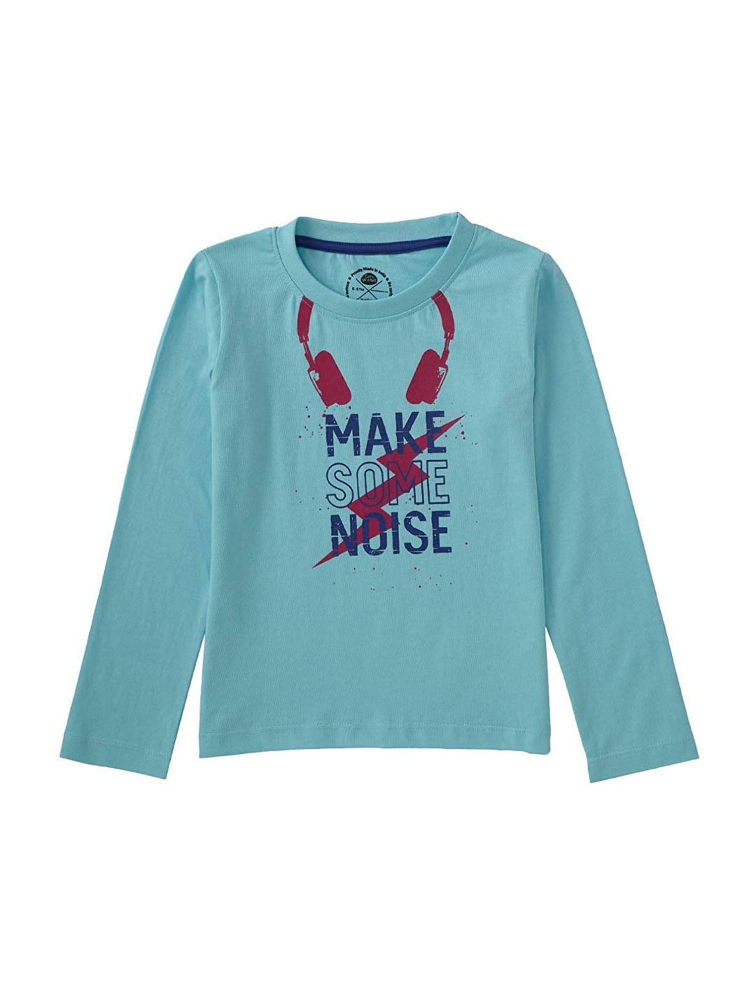 Cub McPaws Kids Blue Printed  Top