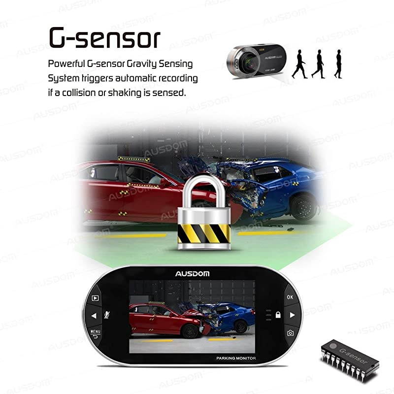 AD260 2.7" LCD Dash Cam FHD 1080P&1296P Dashboard Camera Car Camera