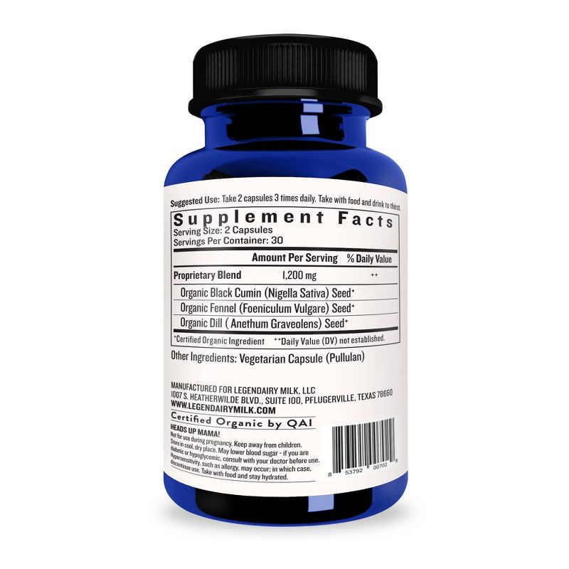 Legendairy Milk Sunflower Lecithin - 1200mg of Organic Sunflower Lecithin per Softgel - 200ct