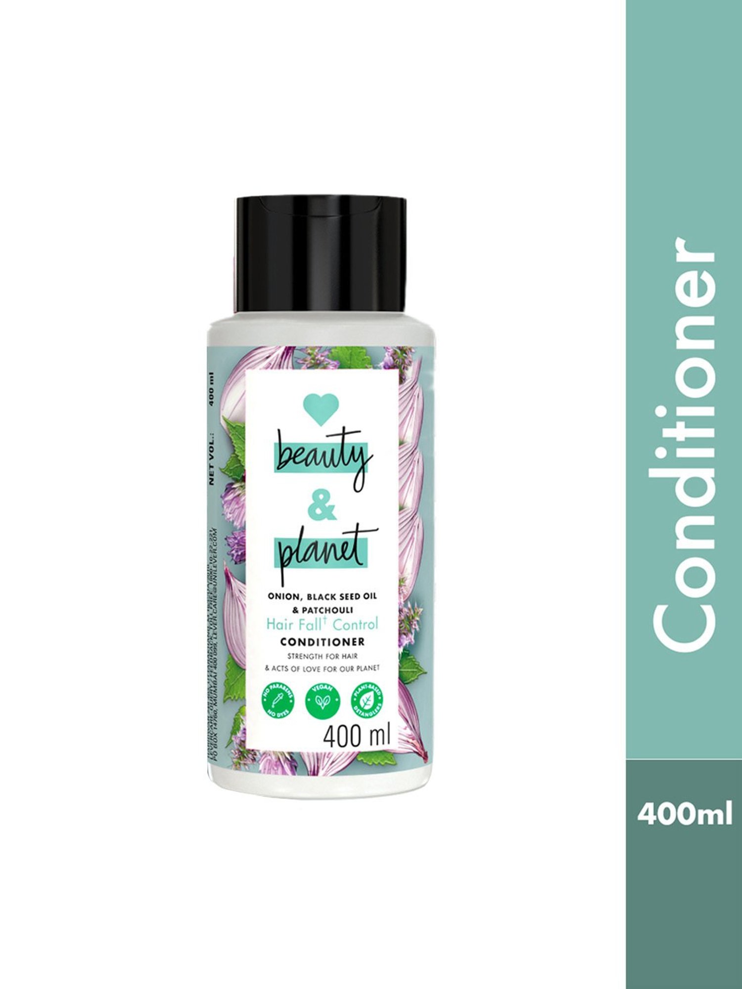 Love Beauty & Planet Onion, Black Seed Oil & Patchouli Hairfall Control Conditioner - 400 ml